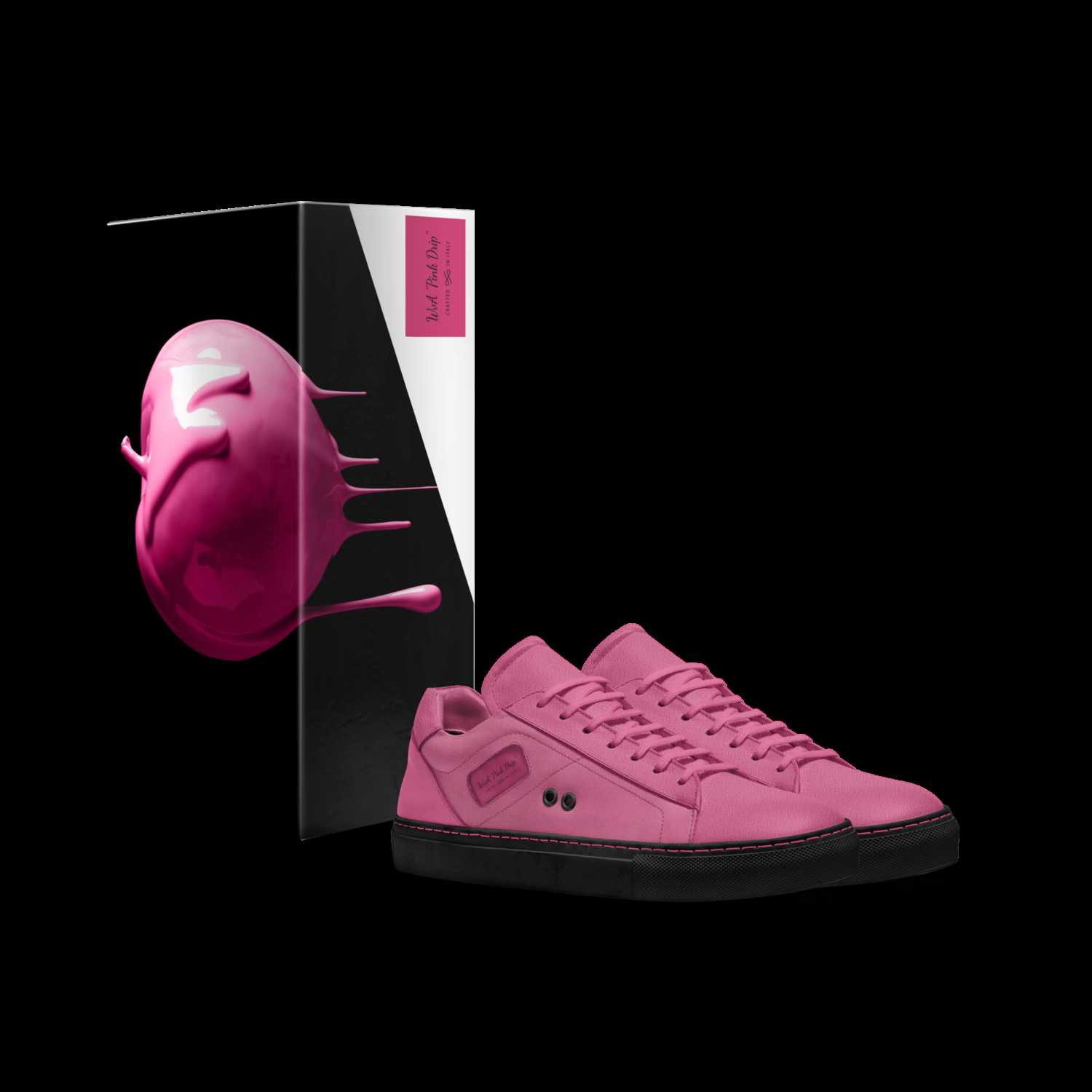 nike pink drip shoes