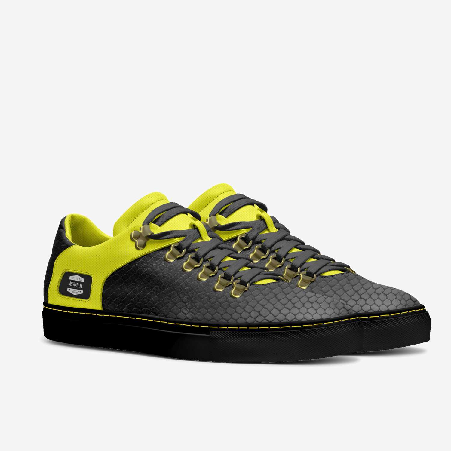 ASWAD-XL custom made in Italy shoes by Mildred Lewis | Double view