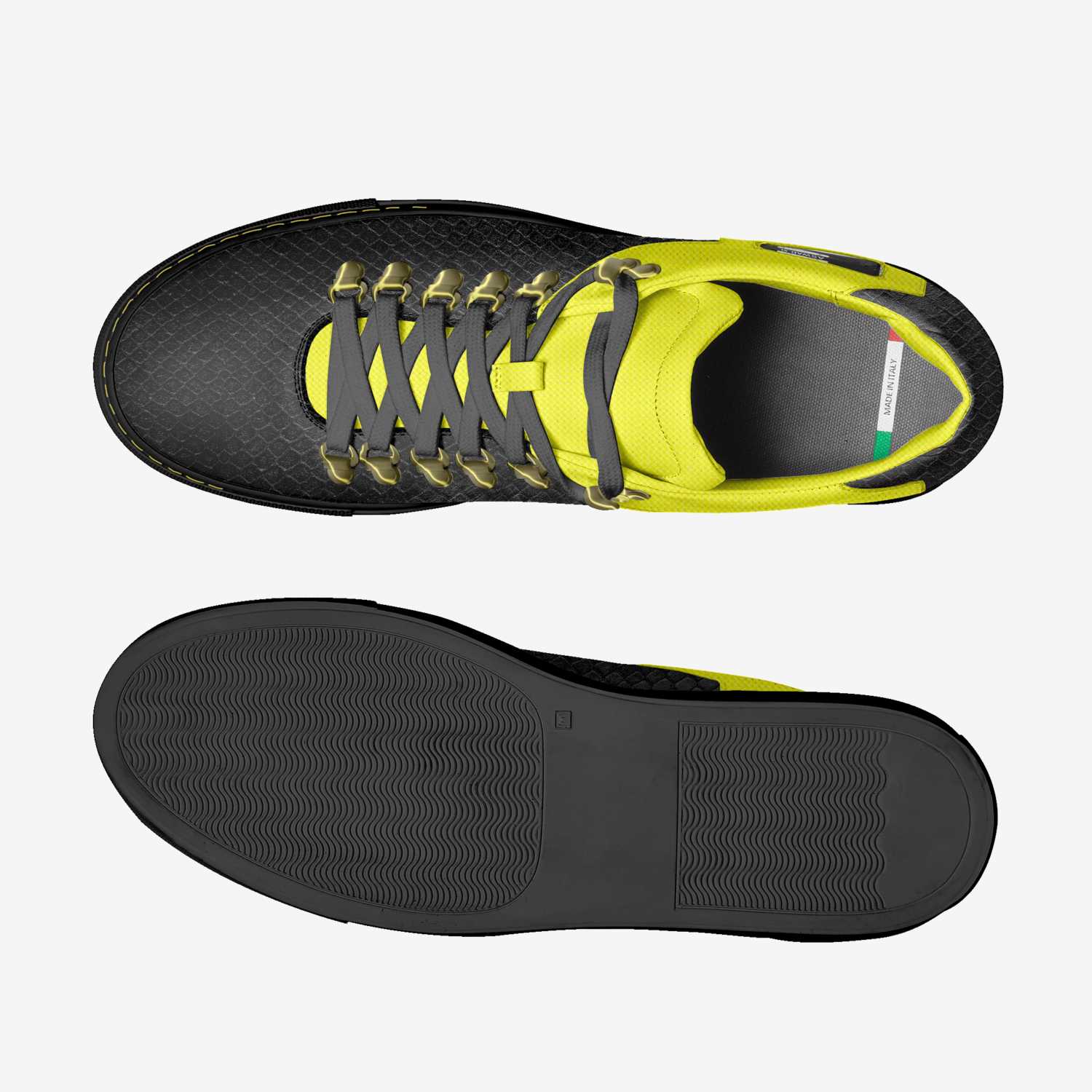 ASWAD-XL custom made in Italy shoes by Mildred Lewis | Top view