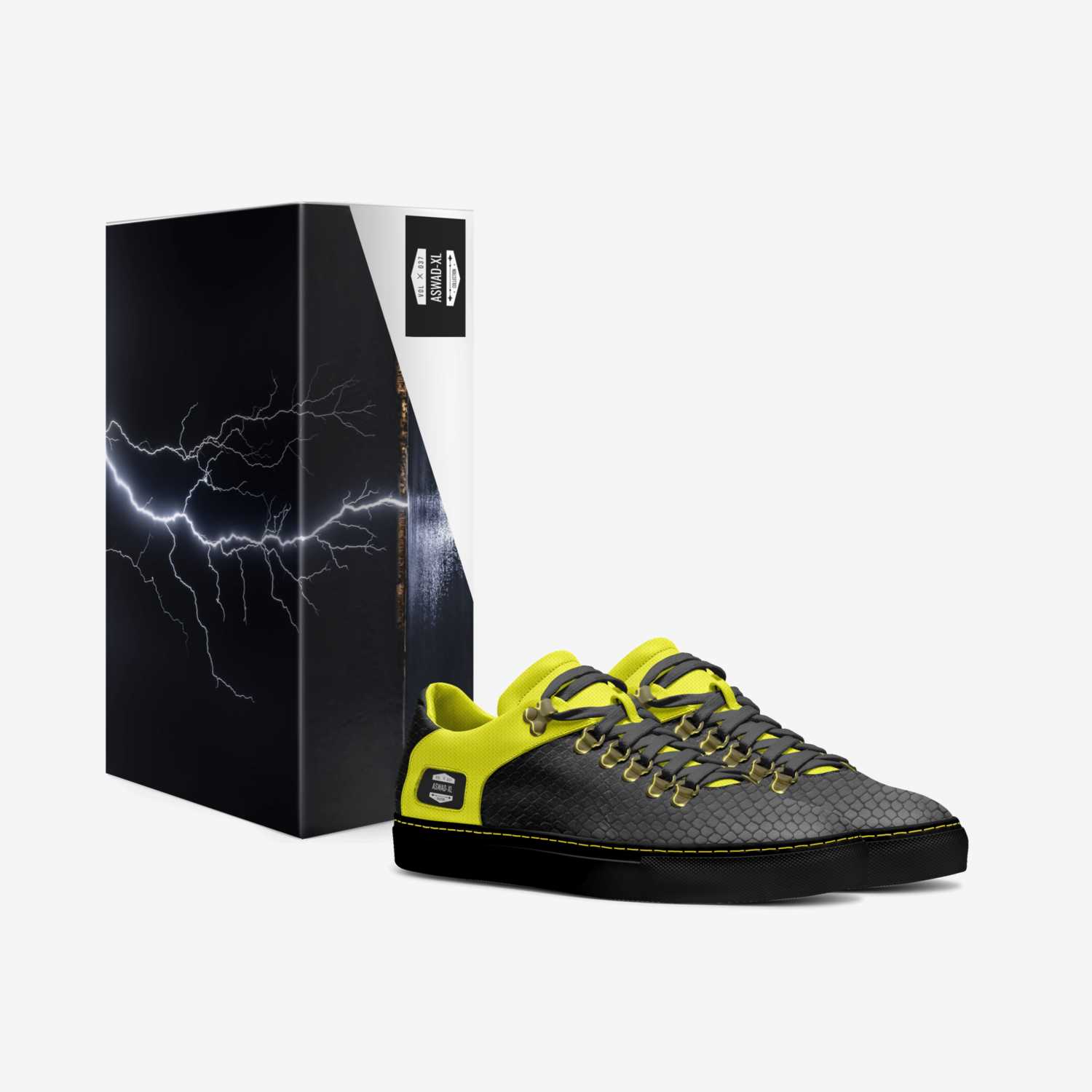 ASWAD-XL custom made in Italy shoes by Mildred Lewis | Box view