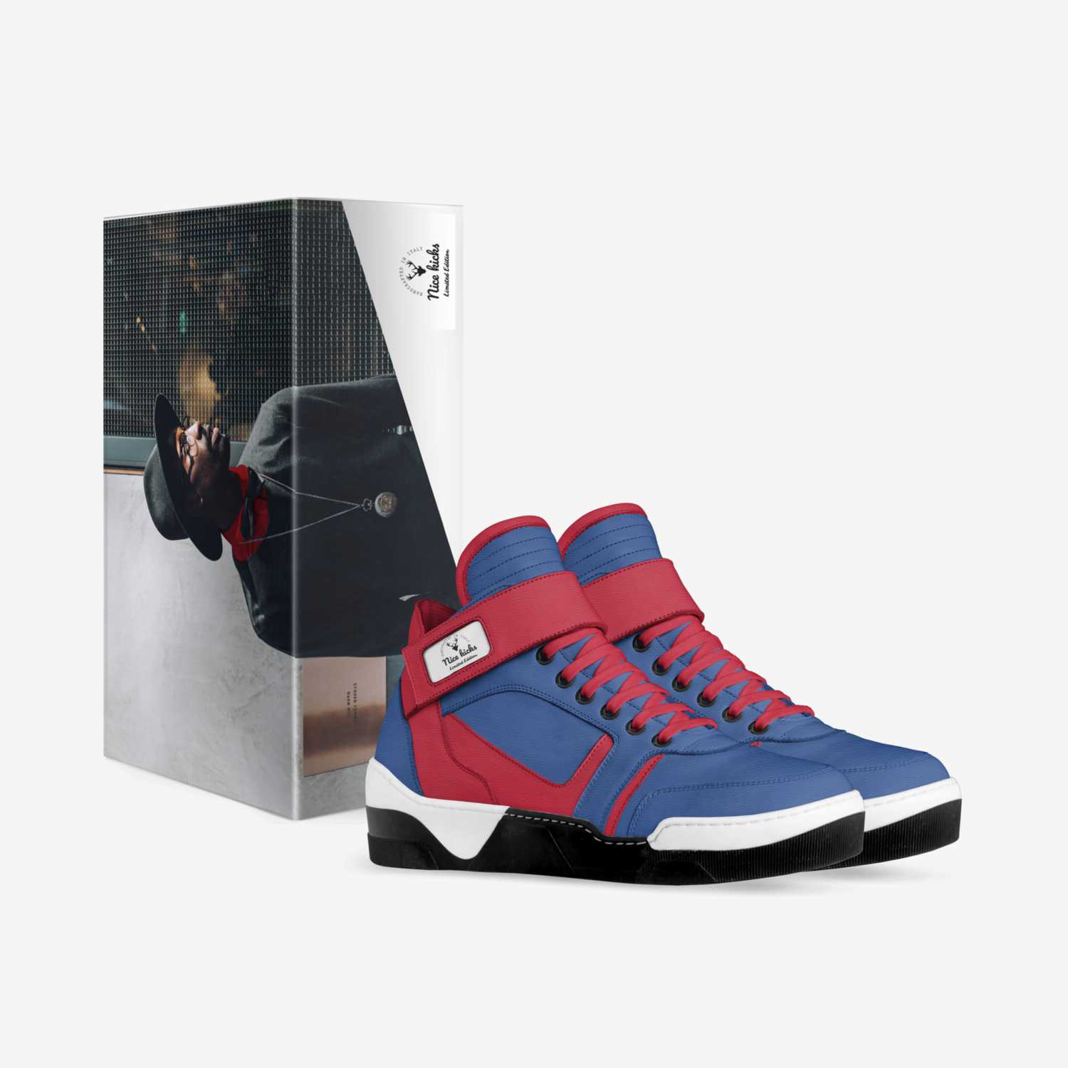 Nice kicks custom made in Italy shoes by Laneisha Grant | Box view