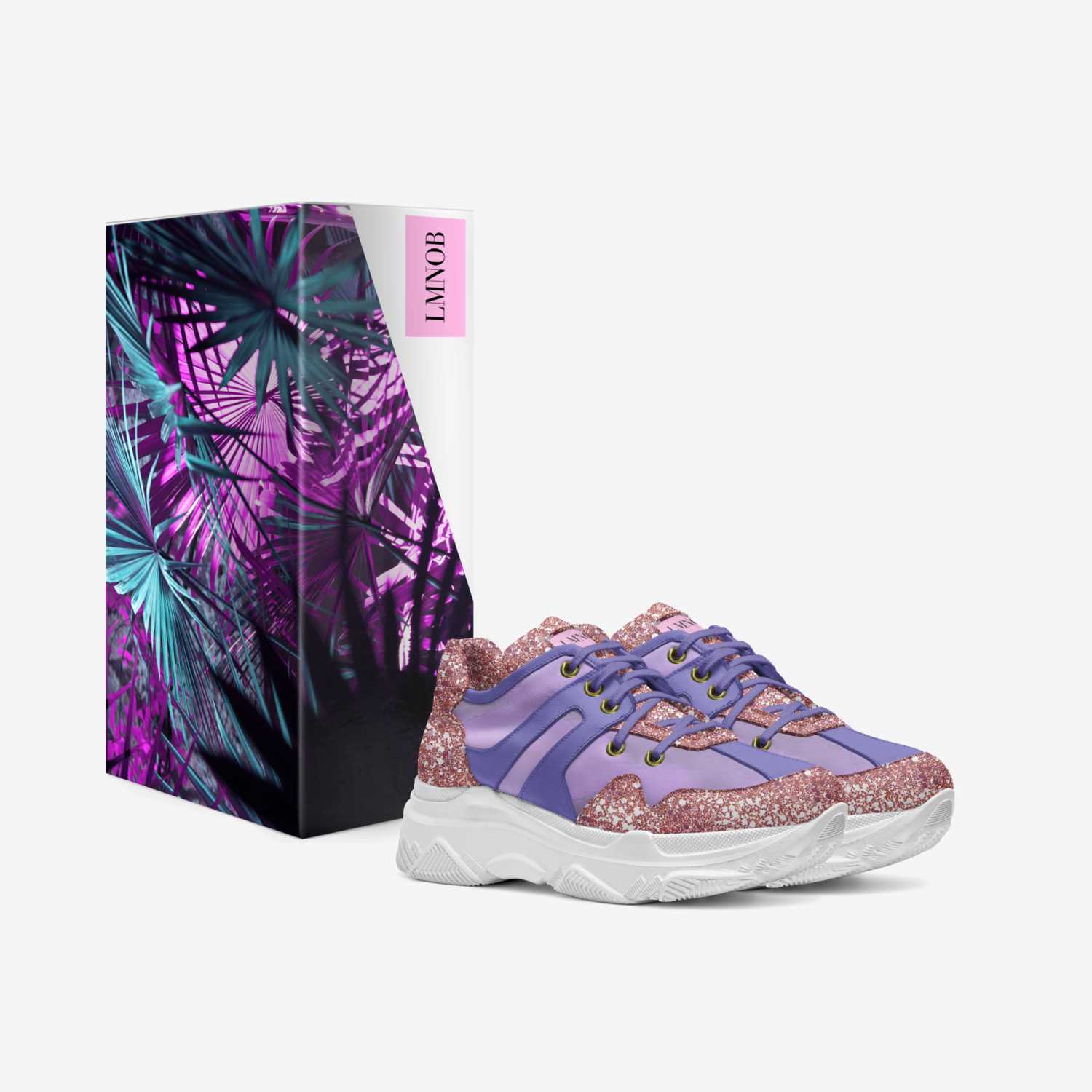 Pretty 'n Pink custom made in Italy shoes by Lawrence D. Blackwell | Box view