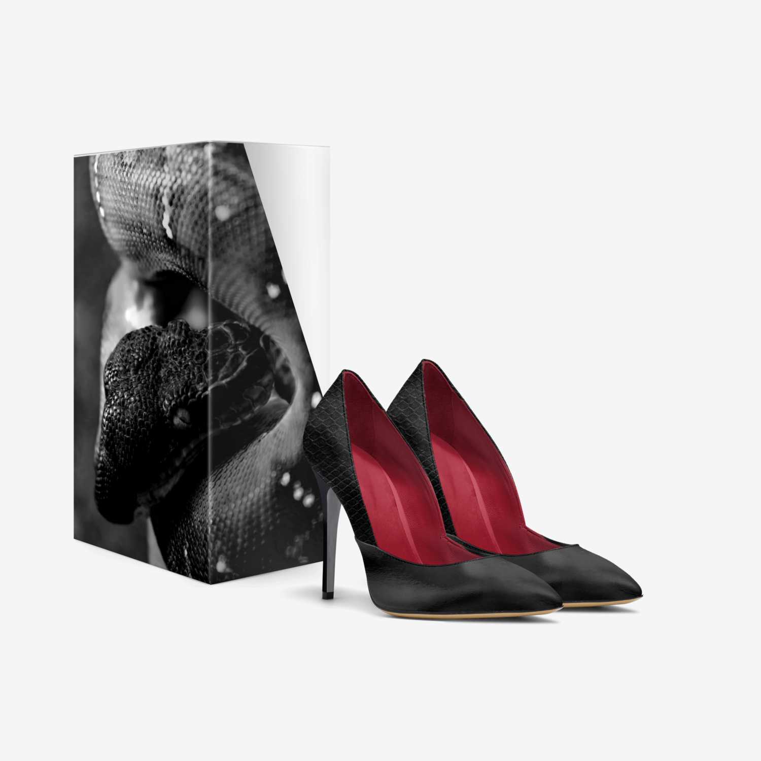Chu’mana 🐍 custom made in Italy shoes by Cozetta Brown | Box view