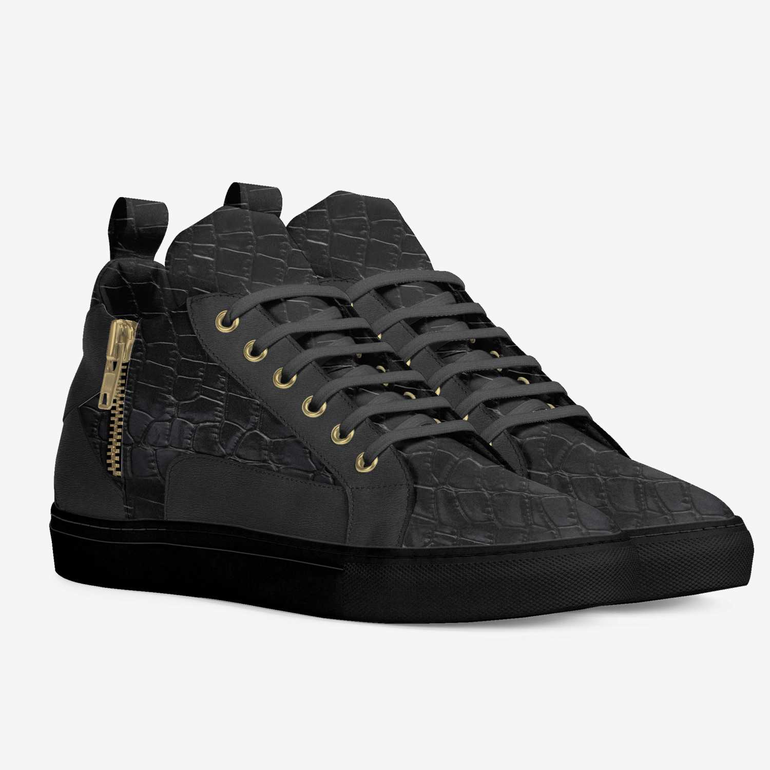Dark Nights 3 custom made in Italy shoes by Harold Gray | Double view