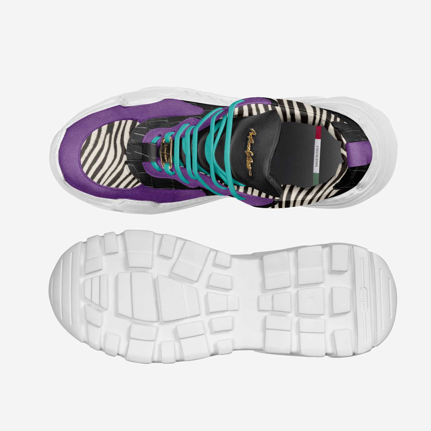 Murks 2.0 H18  custom made in Italy shoes by Moneyatti Brand | Top view
