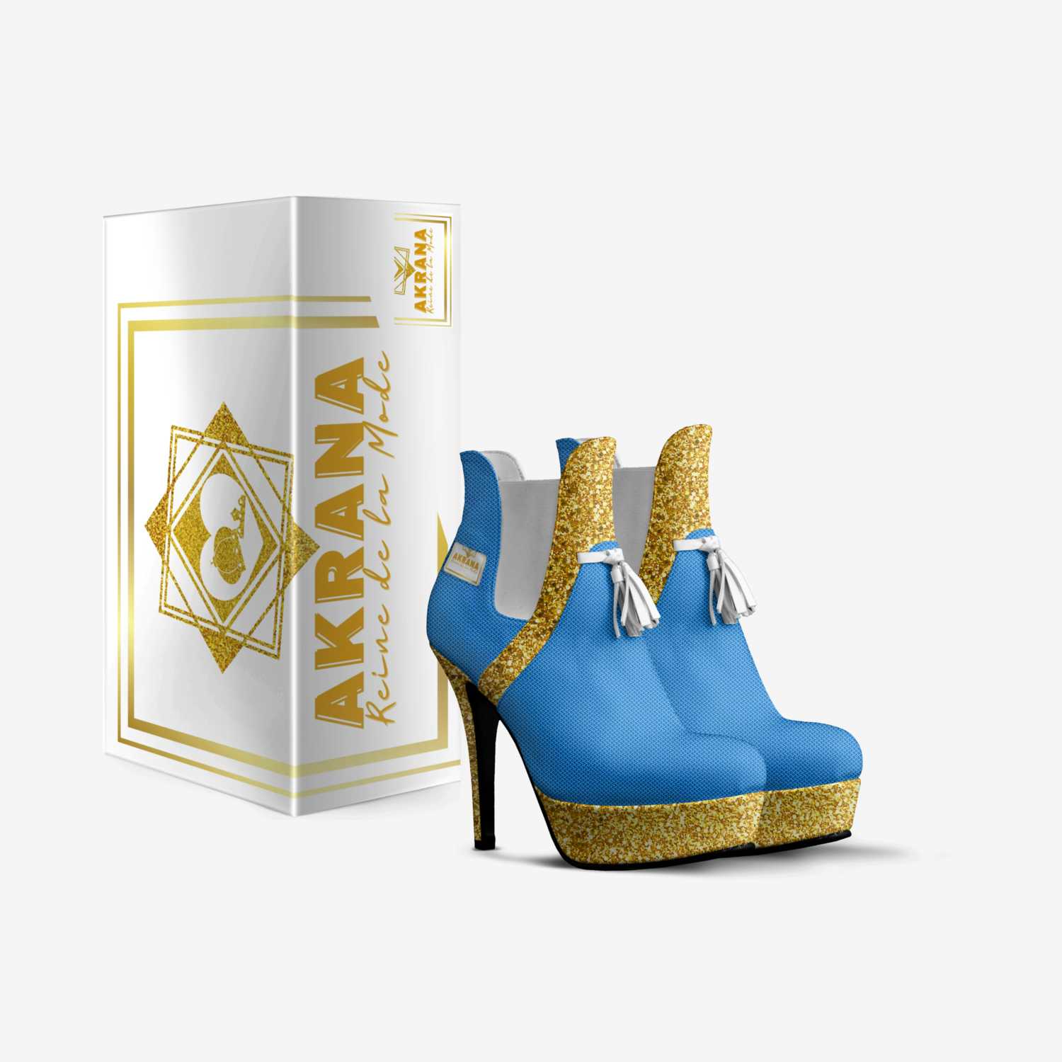 Dahabu custom made in Italy shoes by Abdulkhadir Mwanambaji | Box view