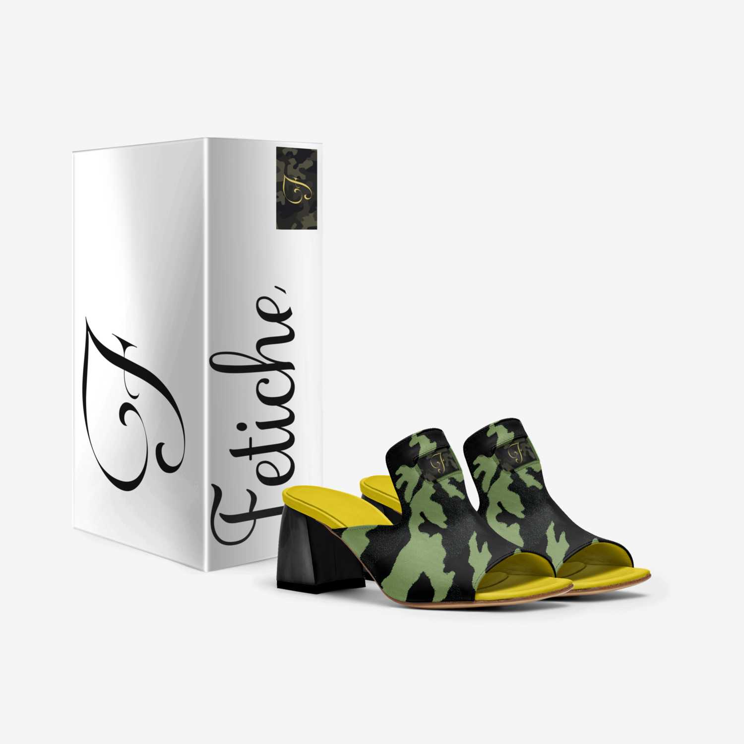 fetiche custom made in Italy shoes by Blackey Brown | Box view