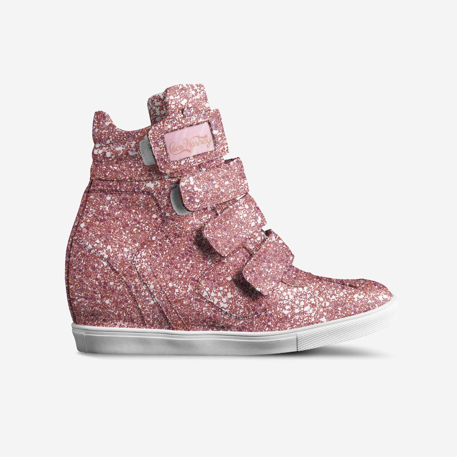 Birthday Girl custom made in Italy shoes by Nakesha Caldwell | Side view