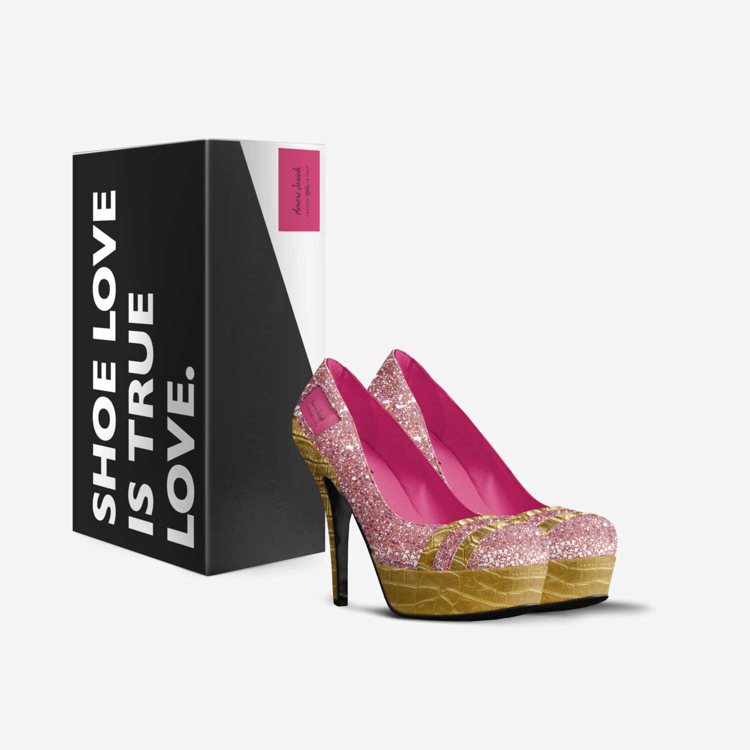 Amore Josiah custom made in Italy shoes by Kanesha Burdette | Box view