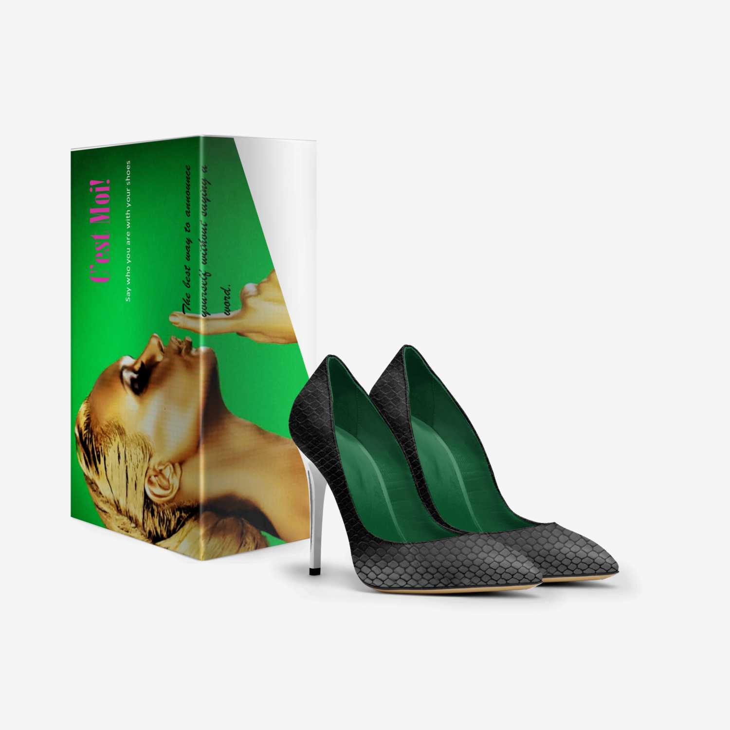 C'est Moi custom made in Italy shoes by Michelle Little | Box view