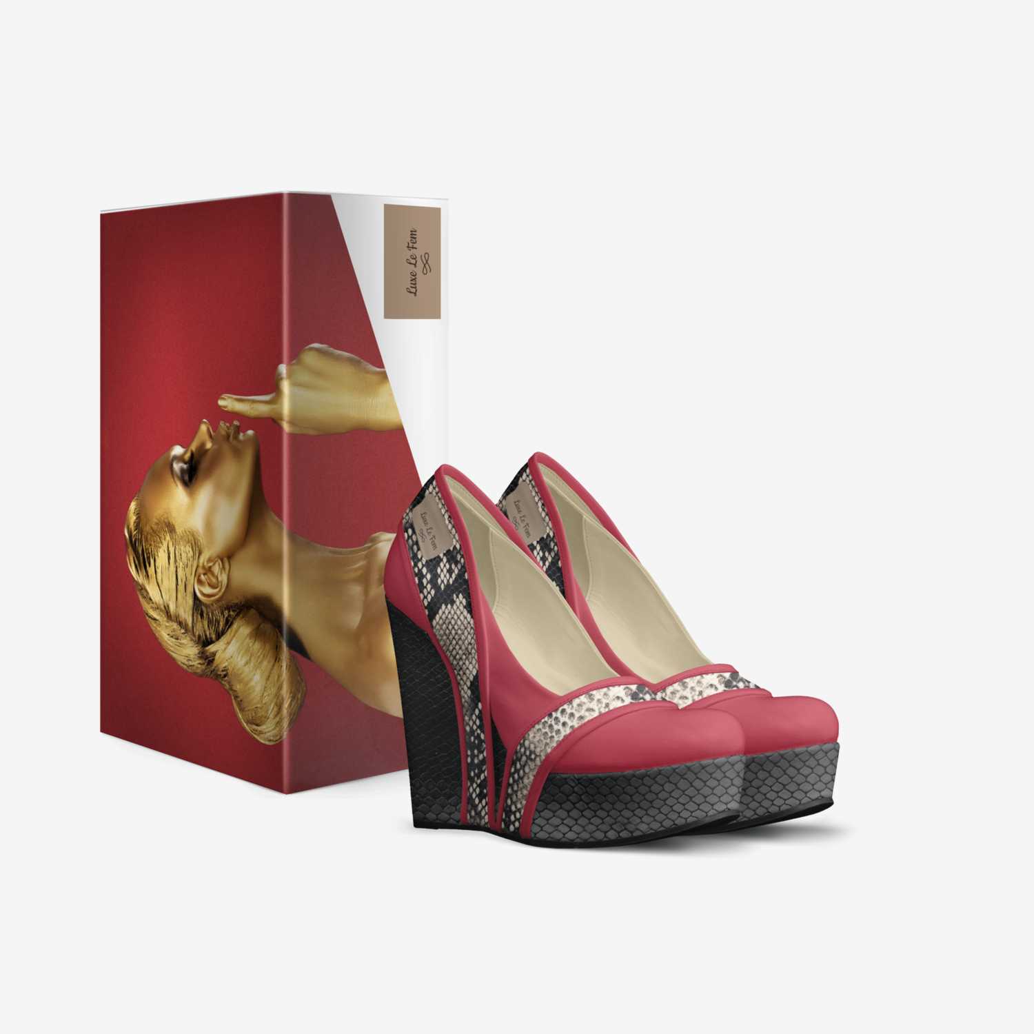 Luxe Le Fem custom made in Italy shoes by Tawana Davidson | Box view