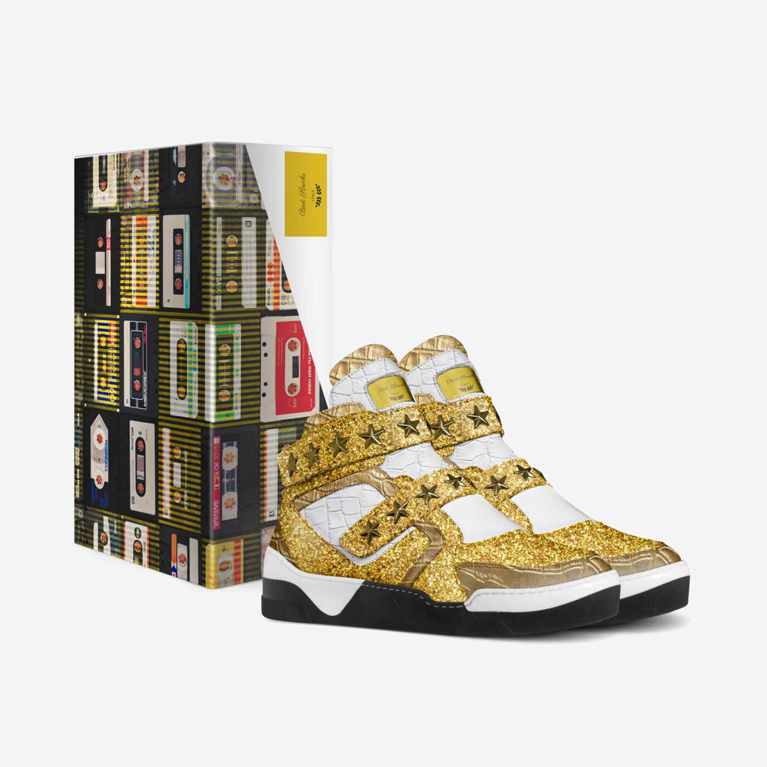 Beat Knocks custom made in Italy shoes by Latotsha Gwynn | Box view