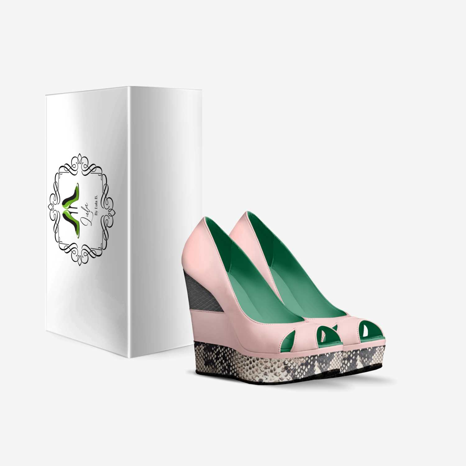 Jina custom made in Italy shoes by Lula B | Box view