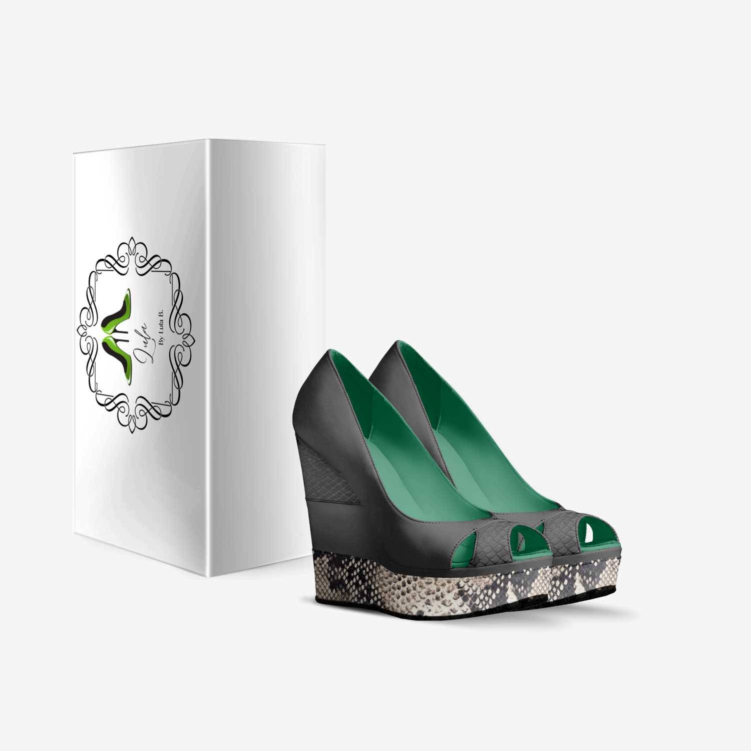Gina custom made in Italy shoes by Lula B | Box view