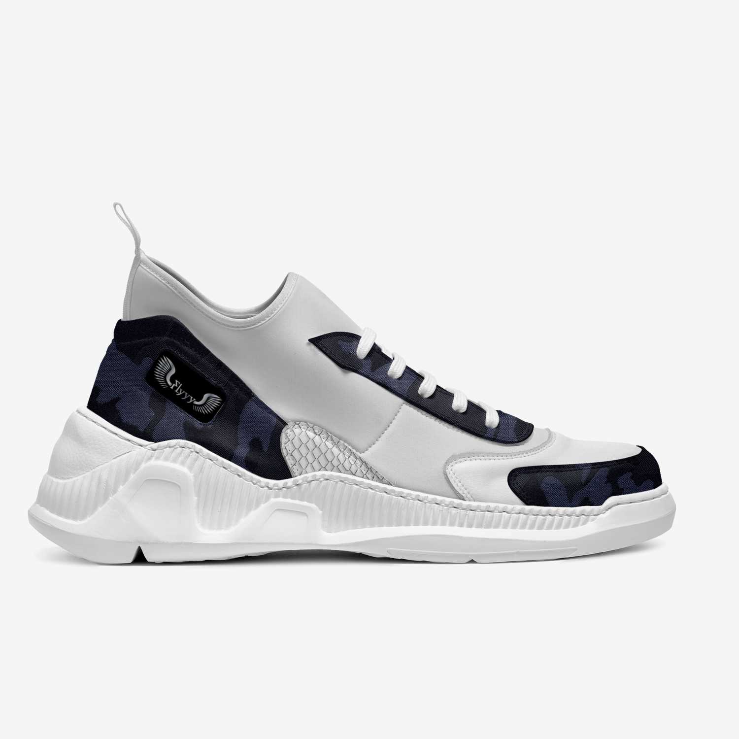 Flyyy custom made in Italy shoes by Iroc Omega | Side view