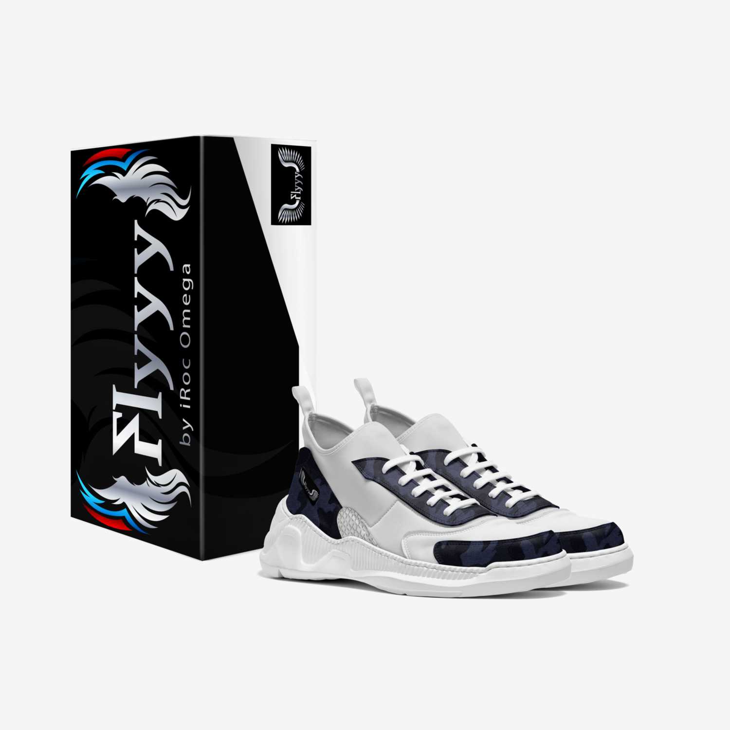 Flyyy custom made in Italy shoes by Iroc Omega | Box view