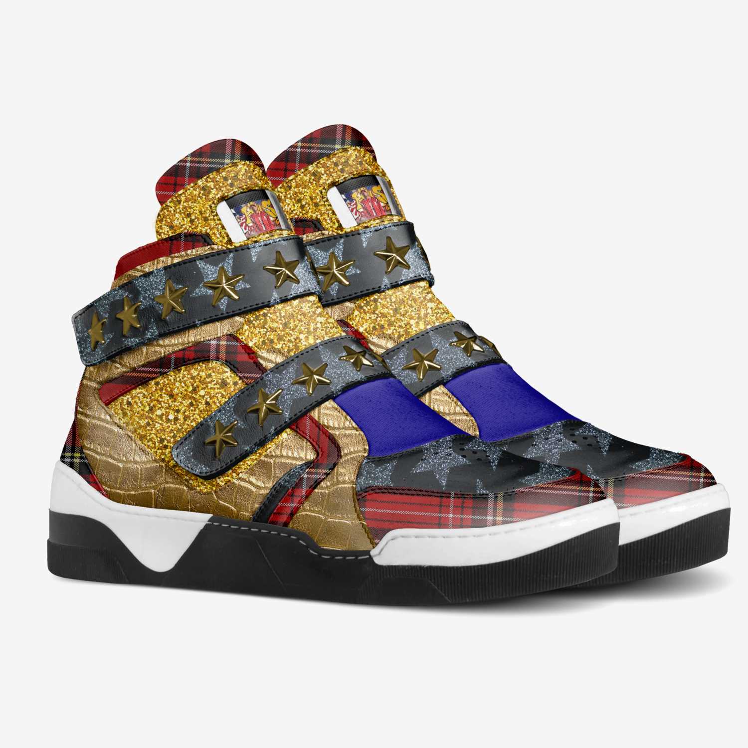 LL Cool J custom made in Italy shoes by Tonya Fletcher | Double view