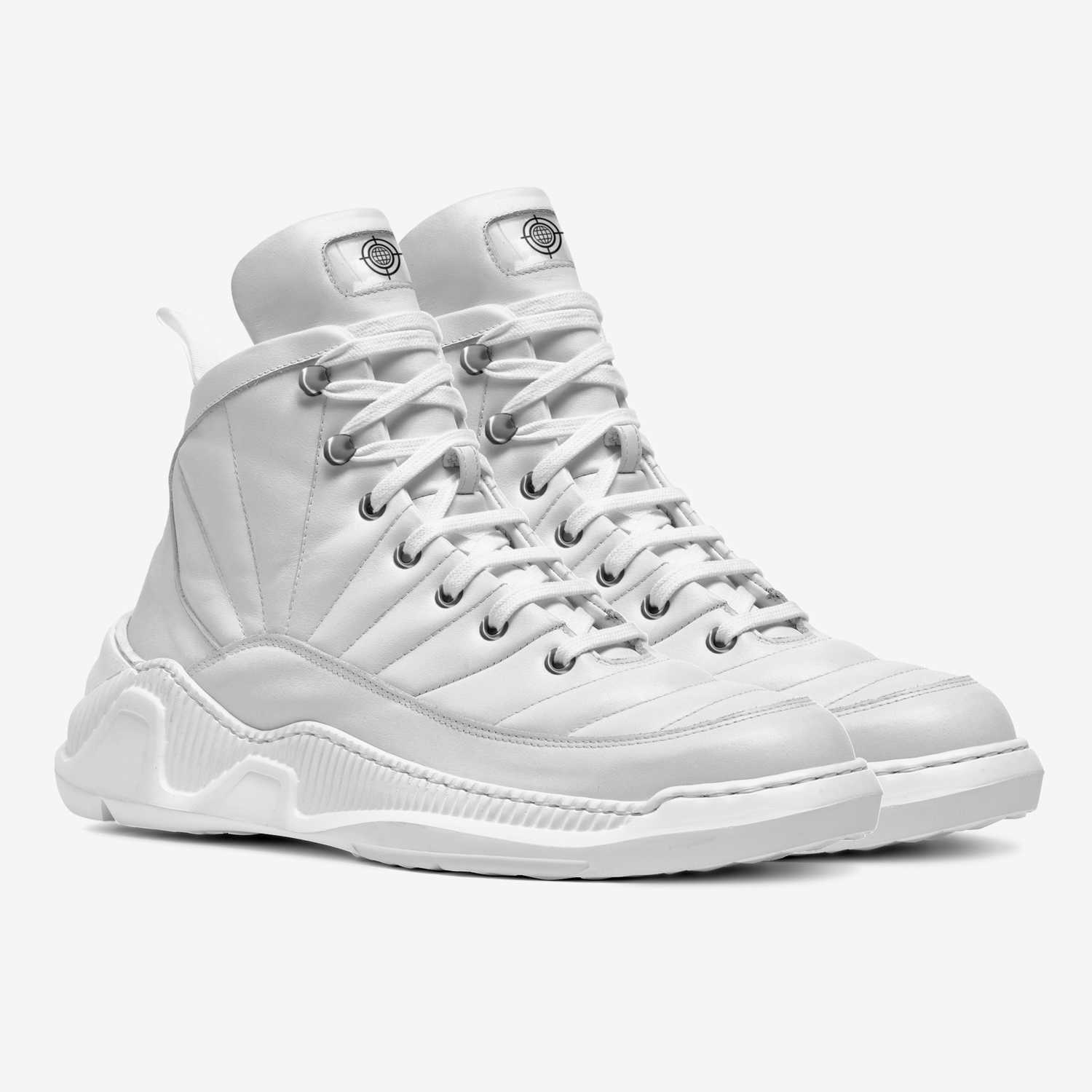Sharpshooter custom made in Italy shoes by Marksman Apparel | Double view