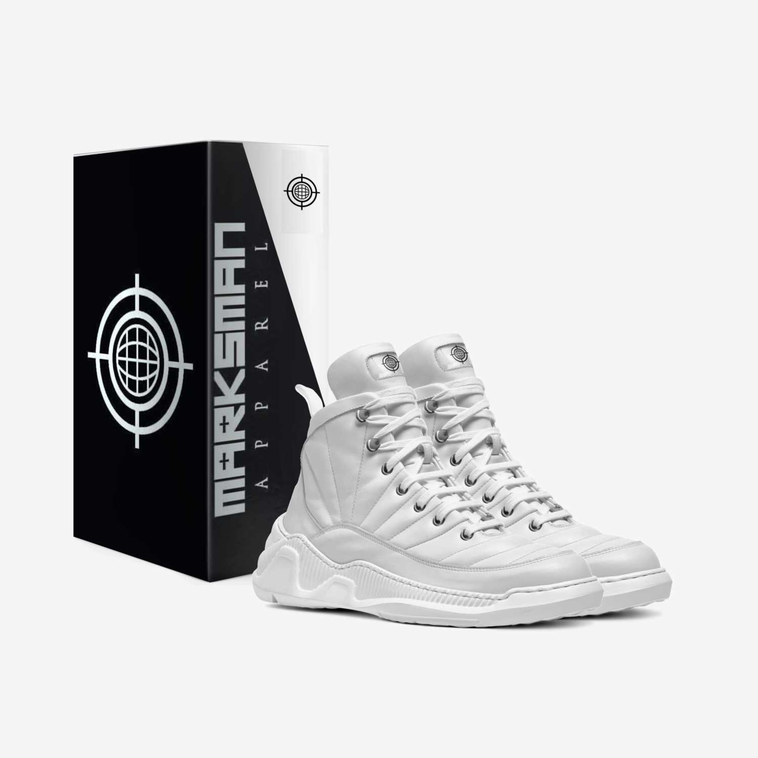 Sharpshooter custom made in Italy shoes by Marksman Apparel | Box view