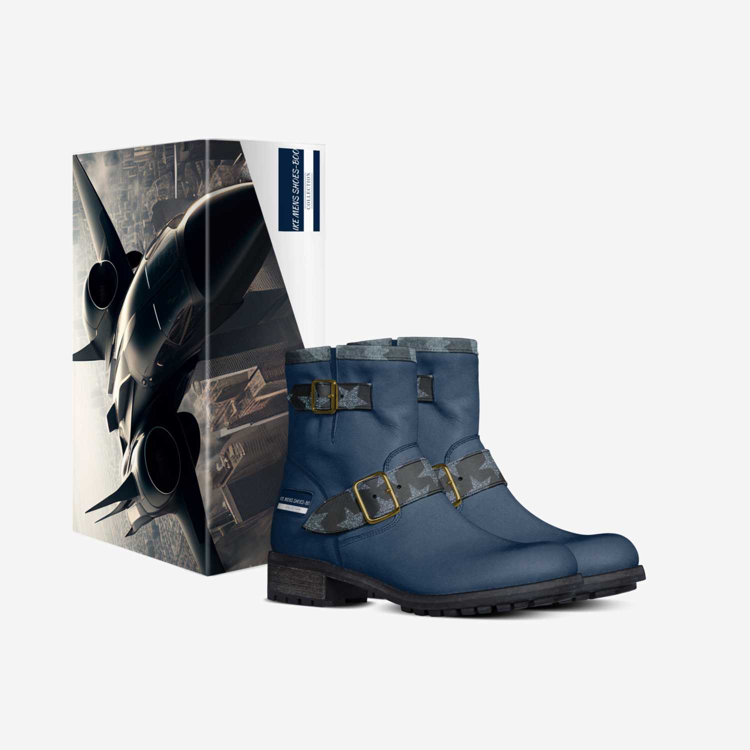 IKE MENS SHOES-BOO custom made in Italy shoes by Isaac A Mensah | Box view