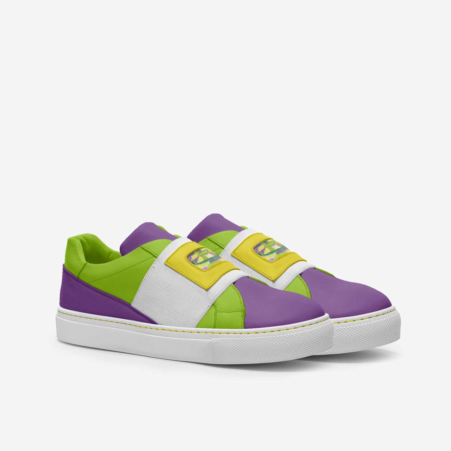 KingCakeKids custom made in Italy shoes by Patrick Jones | Double view
