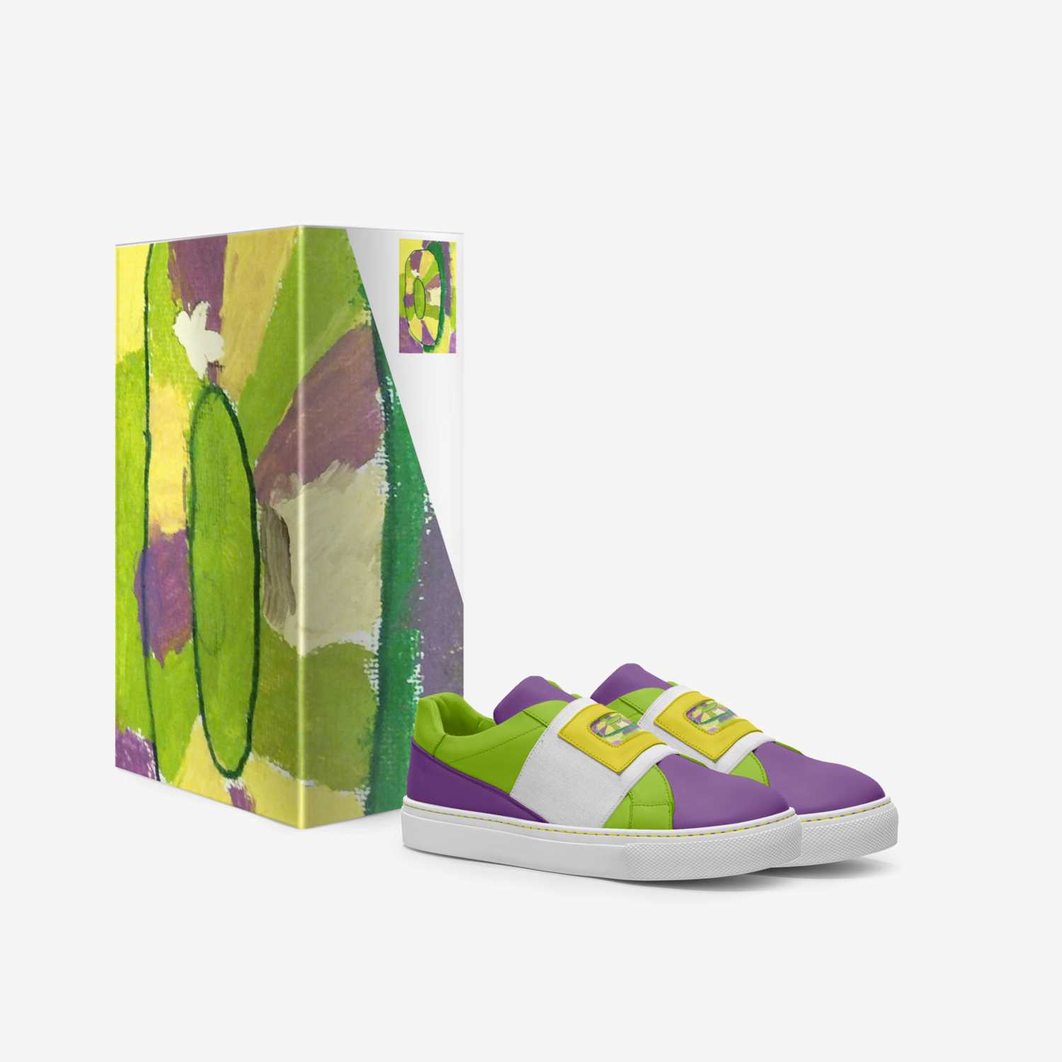 KingCakeKids custom made in Italy shoes by Patrick Jones | Box view