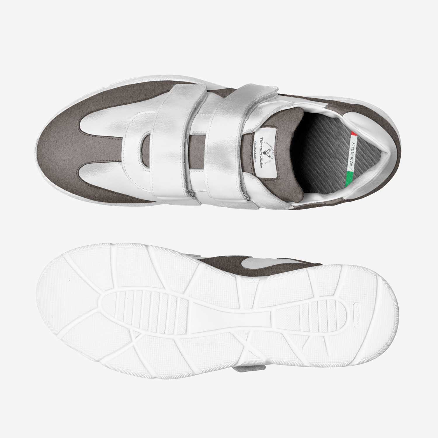 T.M.C. Off Whites custom made in Italy shoes by Terry Collins | Top view