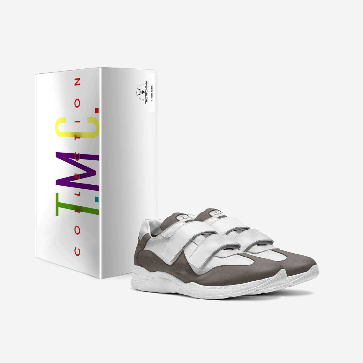 T.M.C. Off Whites custom made in Italy shoes by Terry Collins | Box view