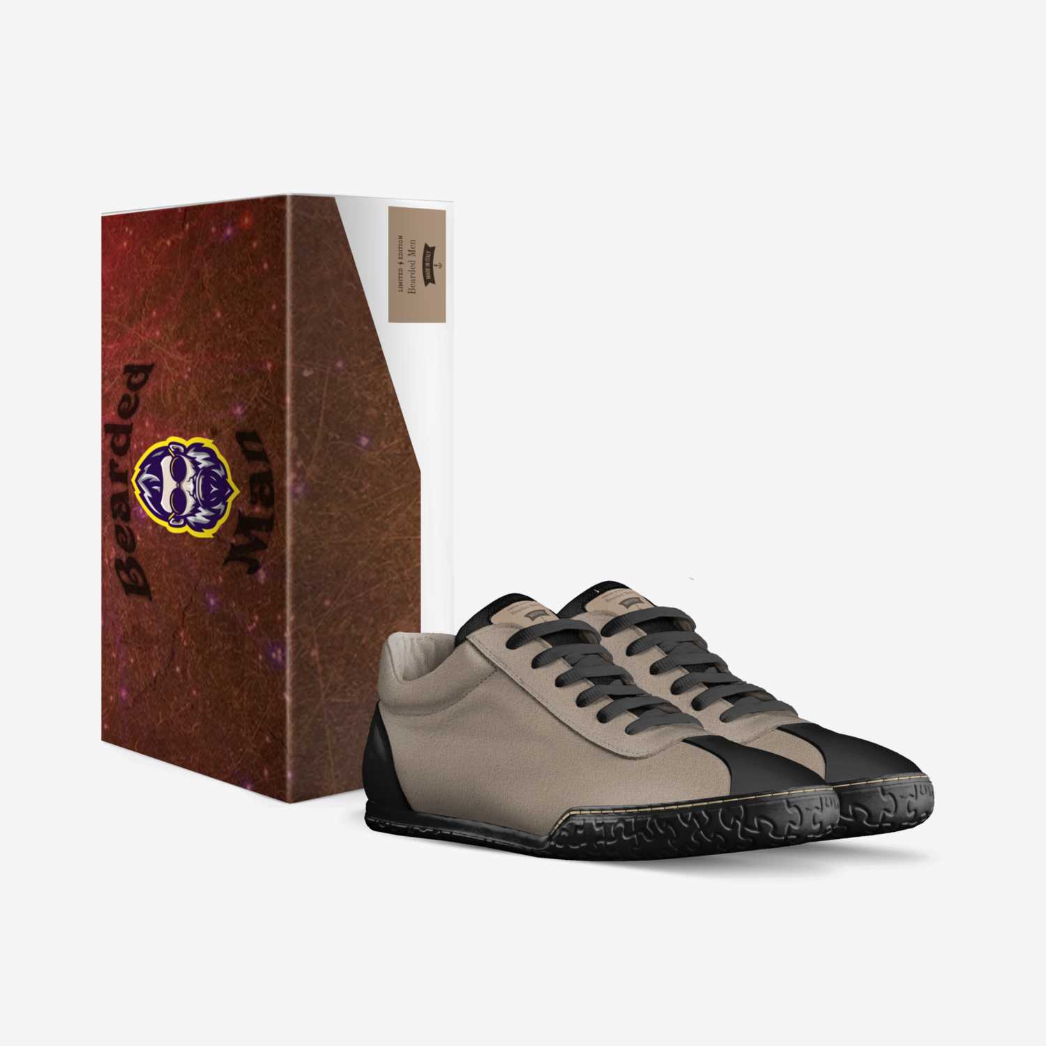 Bearded Men  custom made in Italy shoes by Mitchell Kimble | Box view