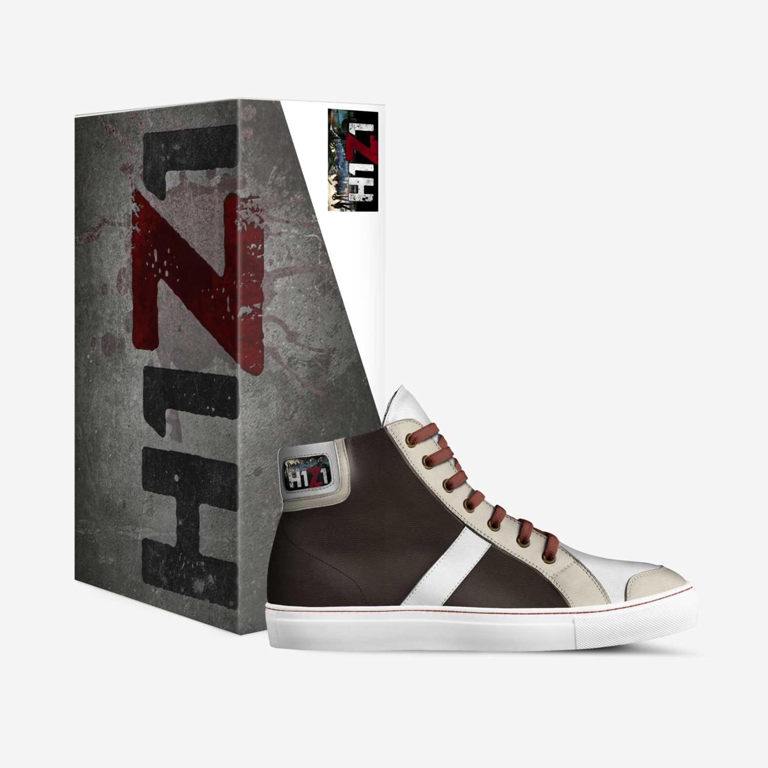 H1Z1 custom made in Italy shoes by Sorin Baltaru | Box view
