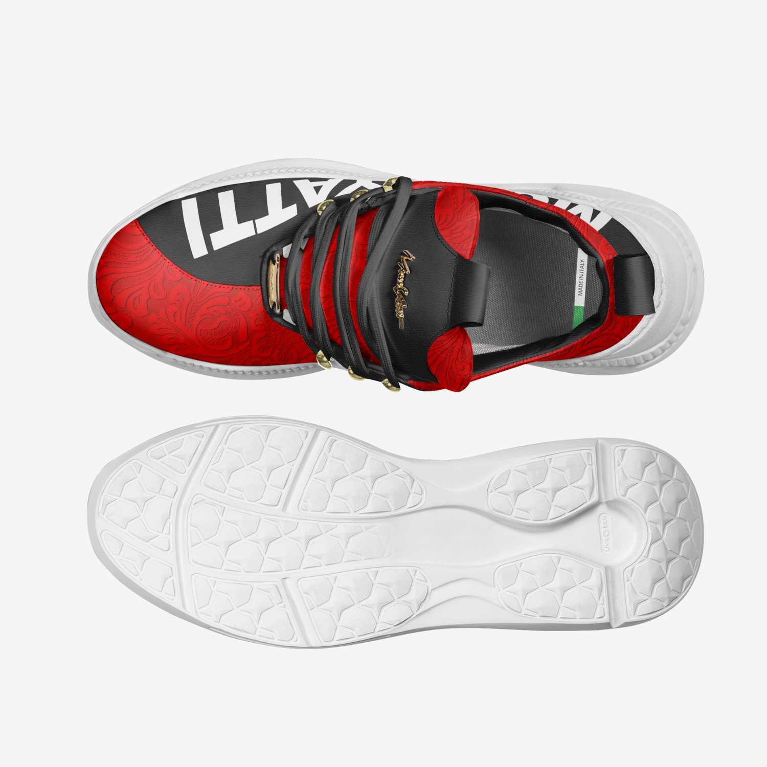 Sig02 custom made in Italy shoes by Moneyatti Brand | Top view