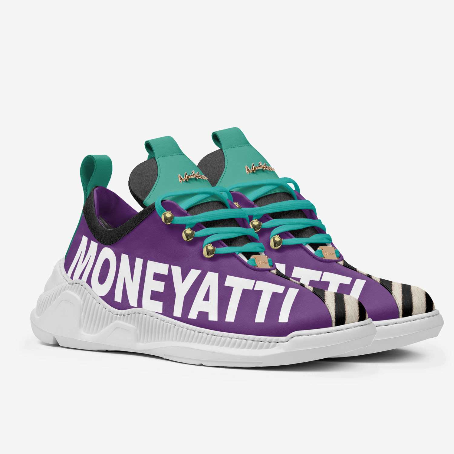 Sig08 custom made in Italy shoes by Moneyatti Brand | Double view
