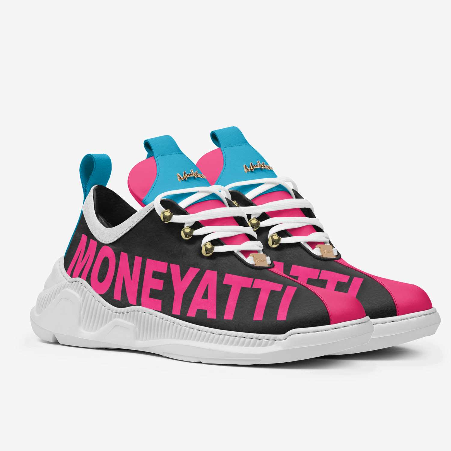 Sig14 custom made in Italy shoes by Moneyatti Brand | Double view
