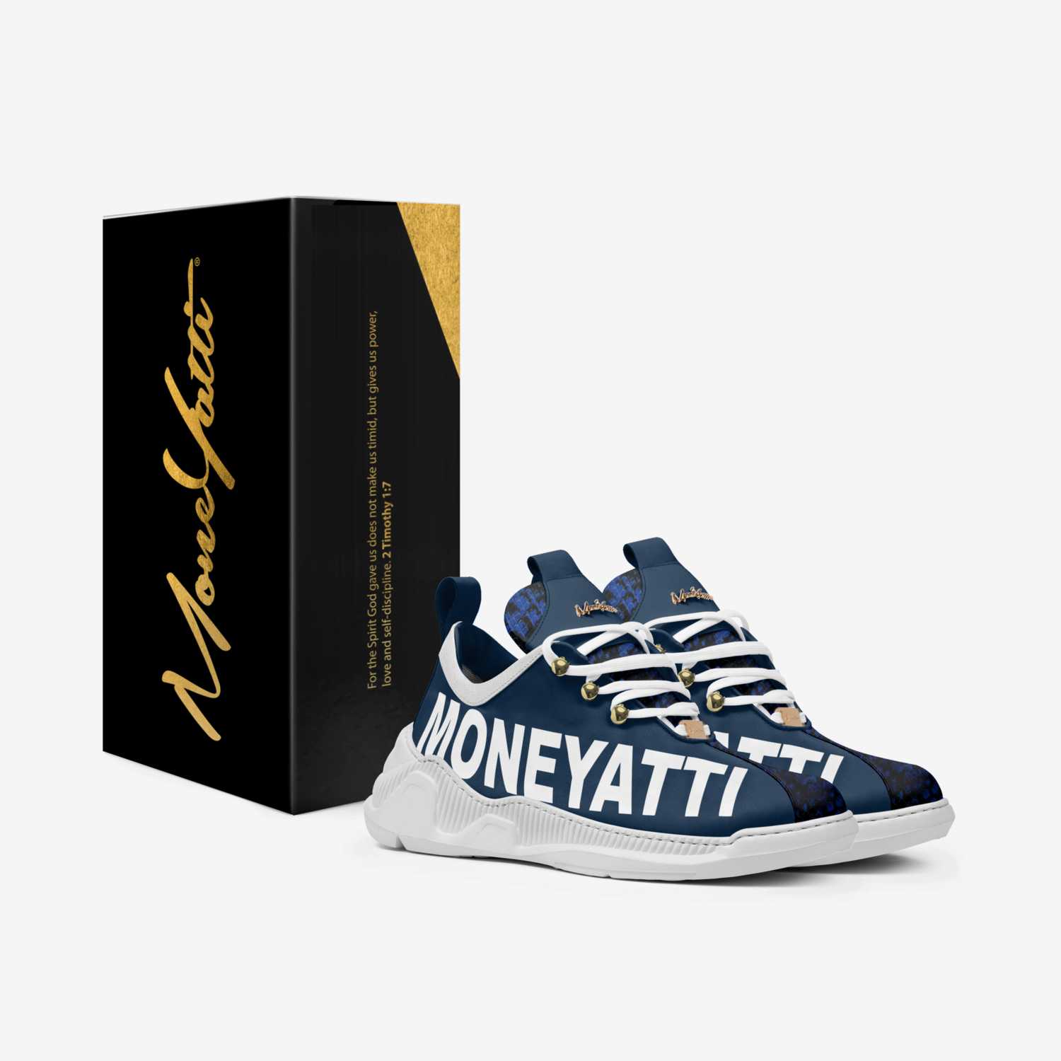 Sig22 custom made in Italy shoes by Moneyatti Brand | Box view