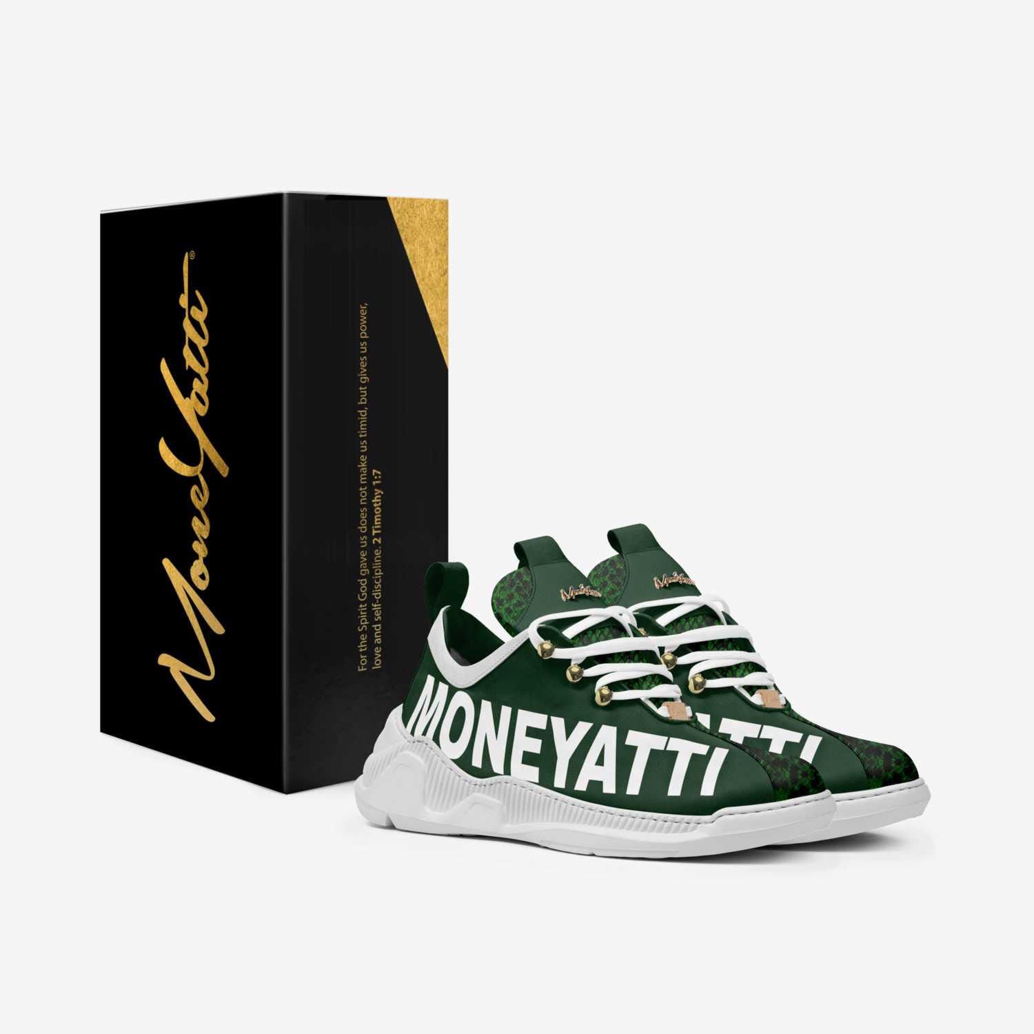 SIG23 custom made in Italy shoes by Moneyatti Brand | Box view