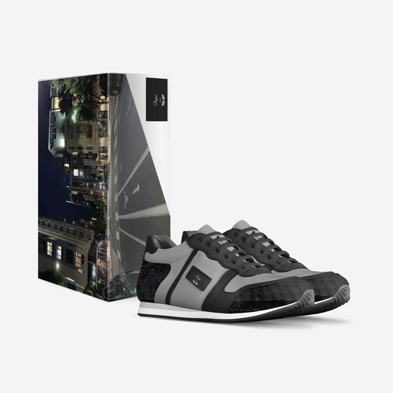 Papa’ custom made in Italy shoes by Jarelle Lewis | Box view