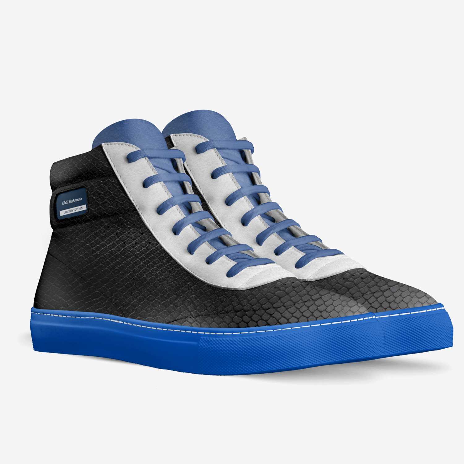 AReX: BluuAmmonia custom made in Italy shoes by Ëűženphõric Êlíxïř | Double view