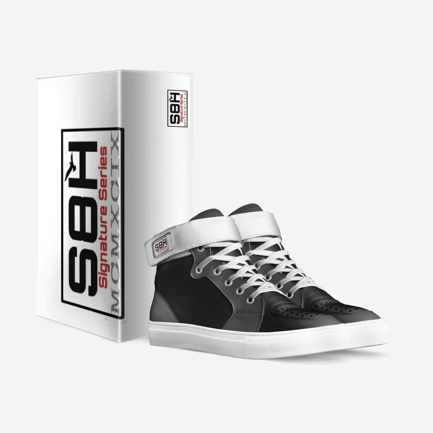 S8H 1's custom made in Italy shoes by Dewand Moore | Box view