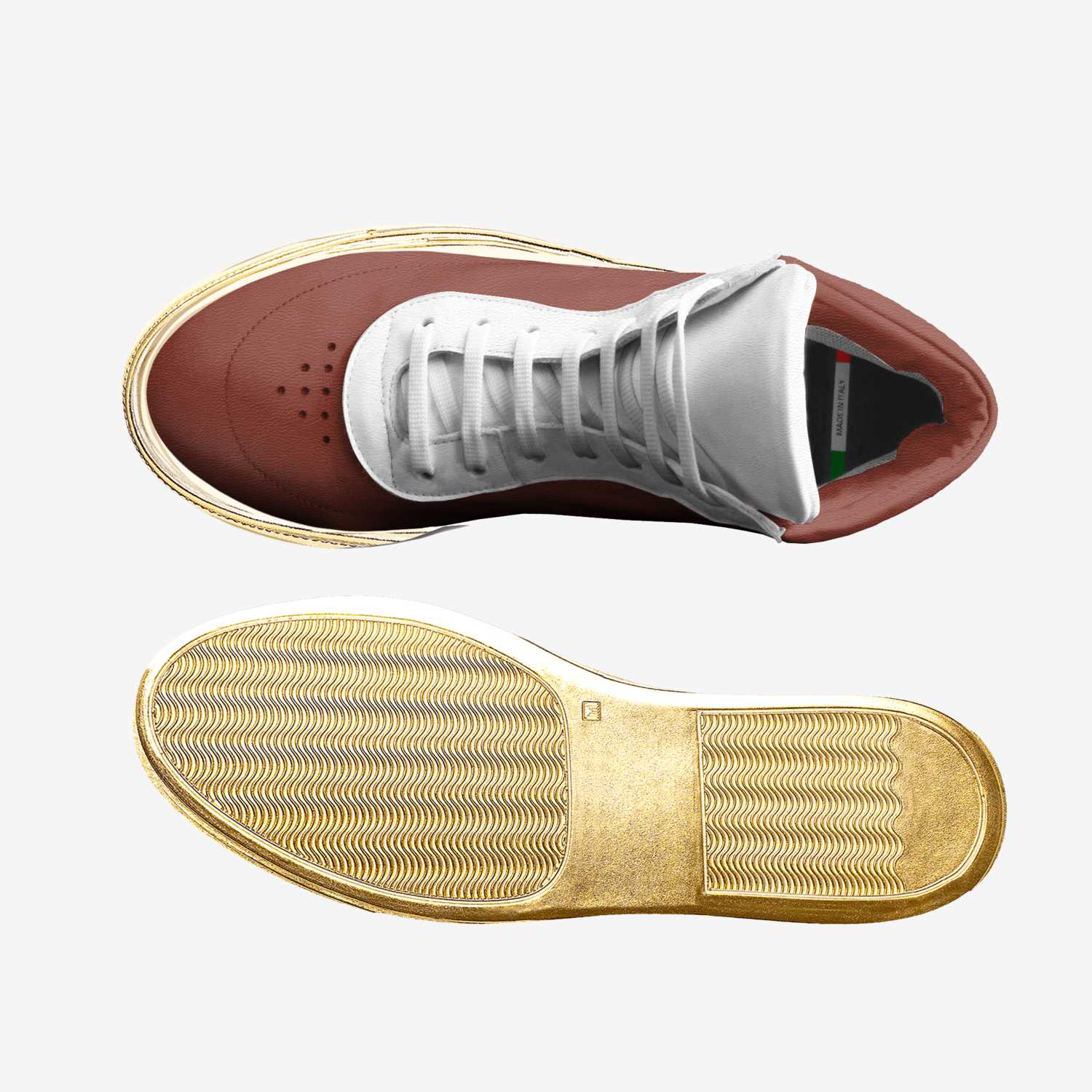 SYNU custom made in Italy shoes by Ray & Candice Gross | Top view