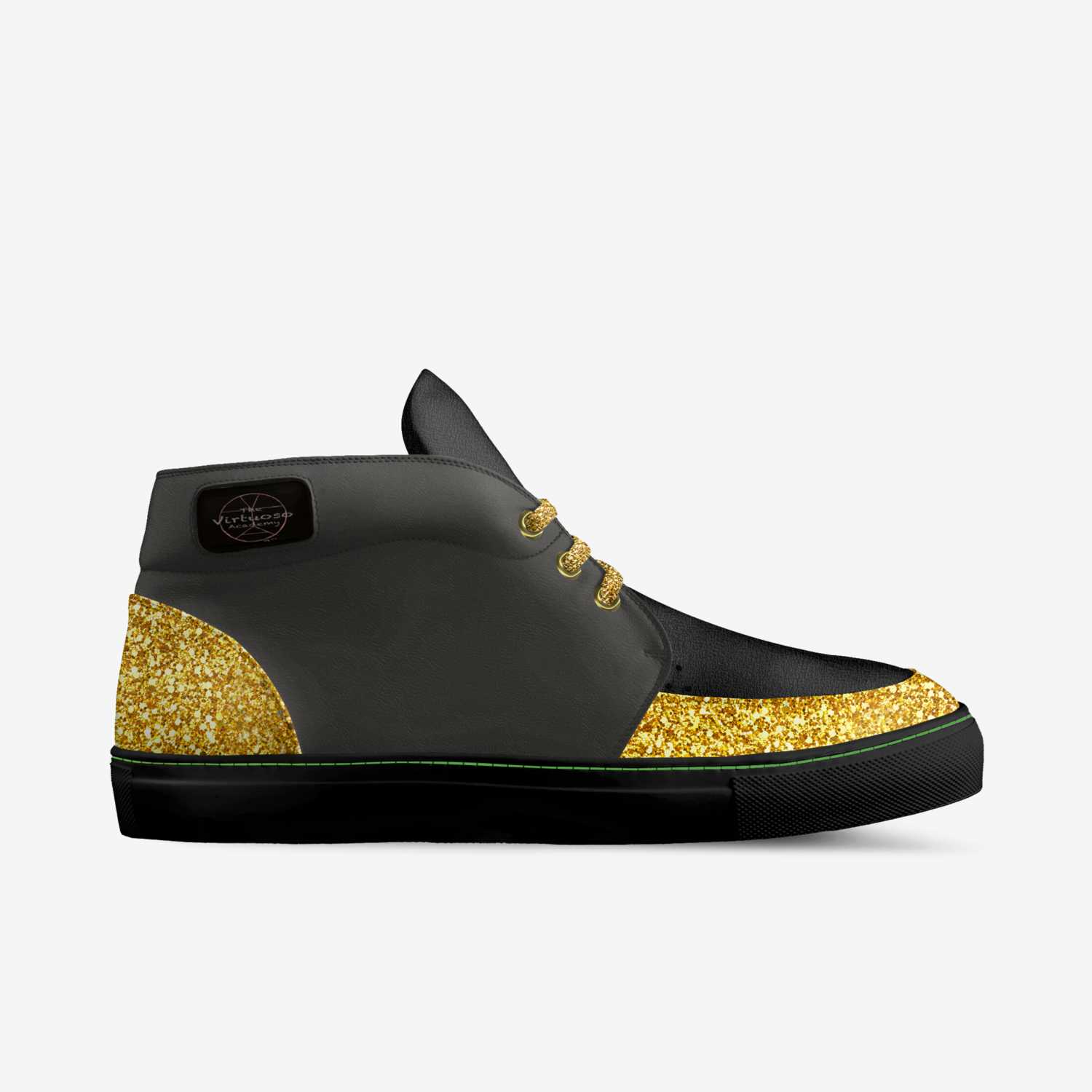 Smiley Face 1 custom made in Italy shoes by Letroy Toussaint | Side view
