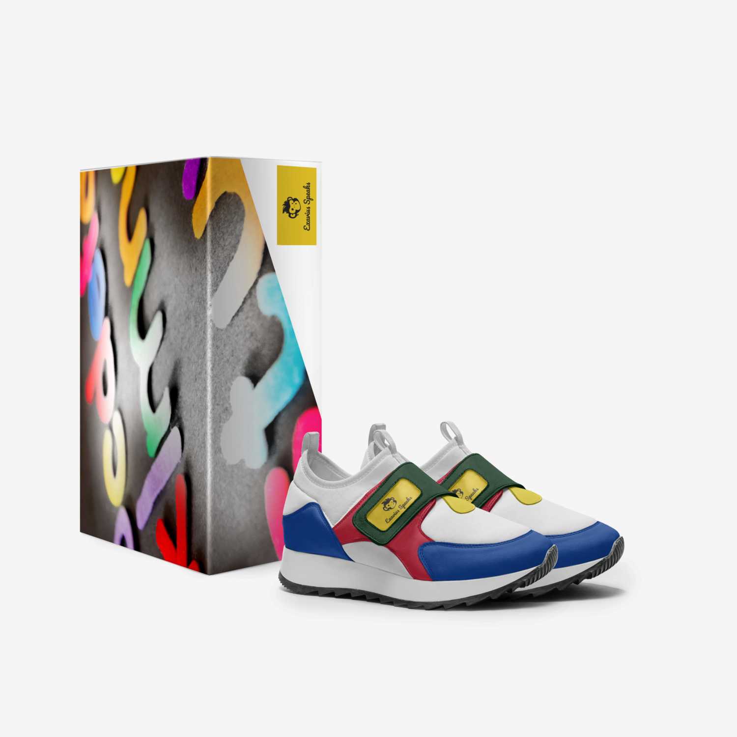Exavius Speaks custom made in Italy shoes by Takiya Robinson | Box view