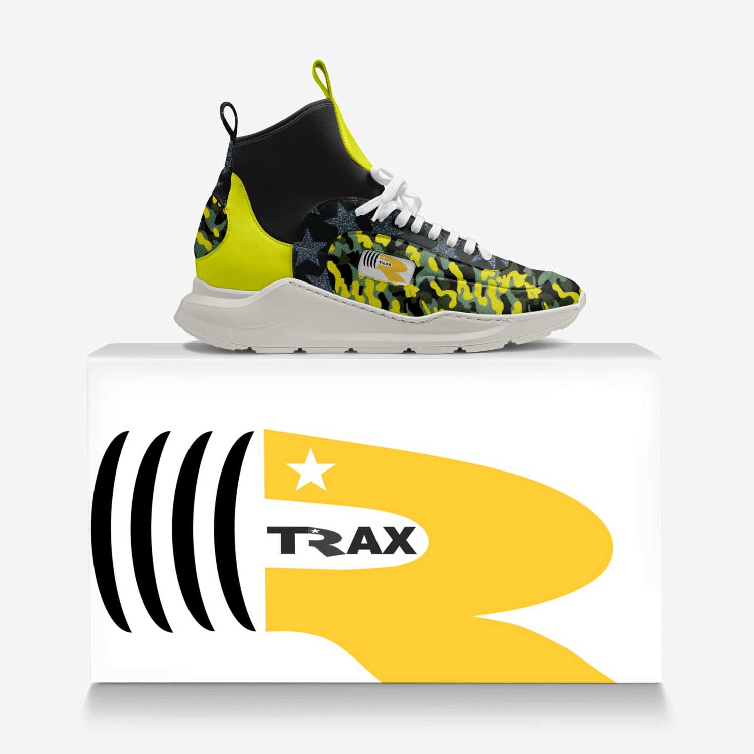 REELSTAR custom made in Italy shoes by Willie E Jones | Over box view