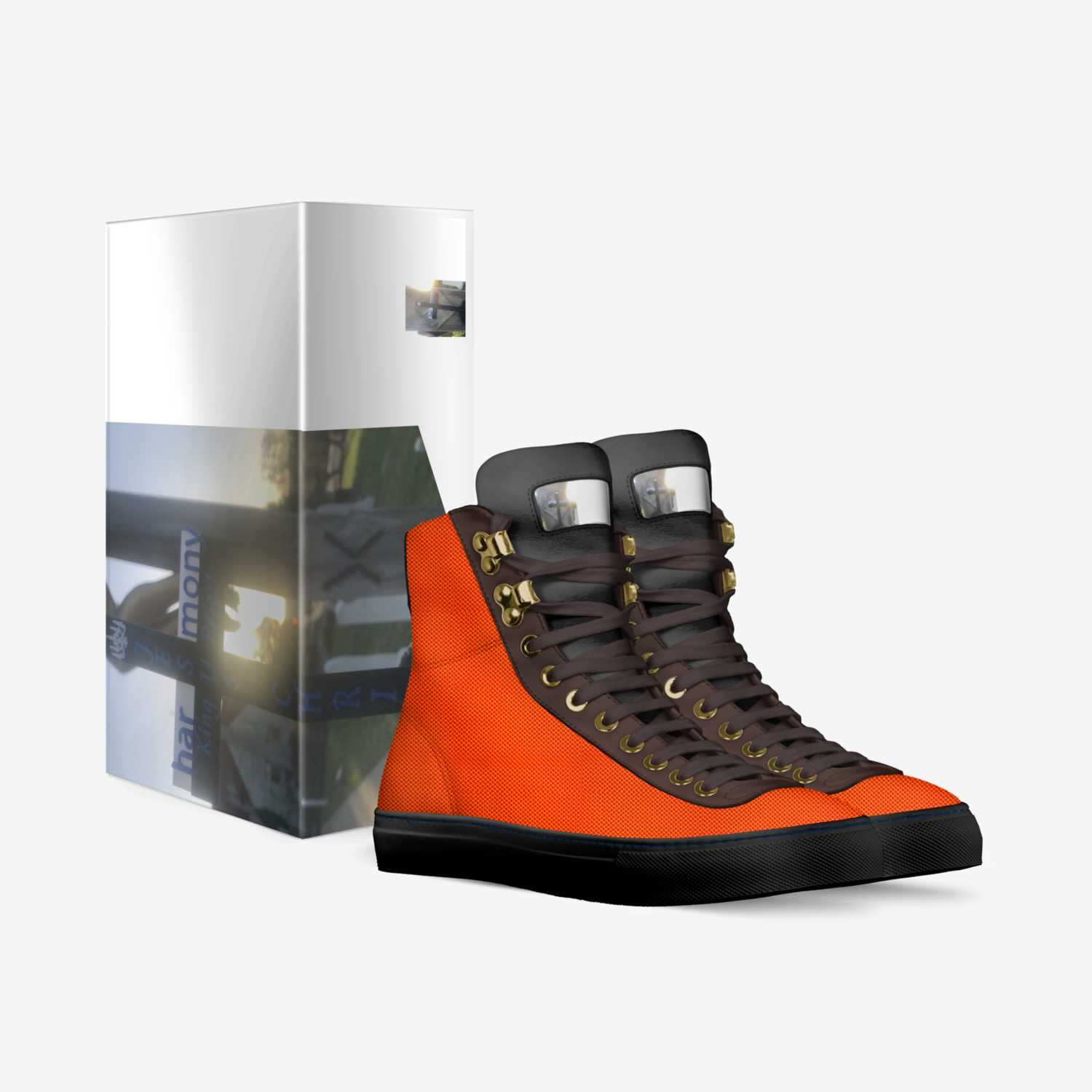 Jesus walks May 21 custom made in Italy shoes by Alexander Mccoy | Box view