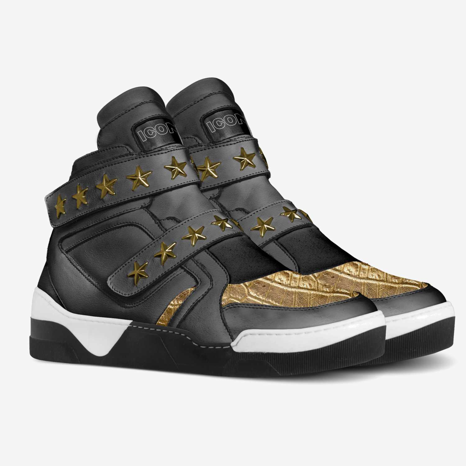 Hussein custom made in Italy shoes by Xavier Garza | Double view