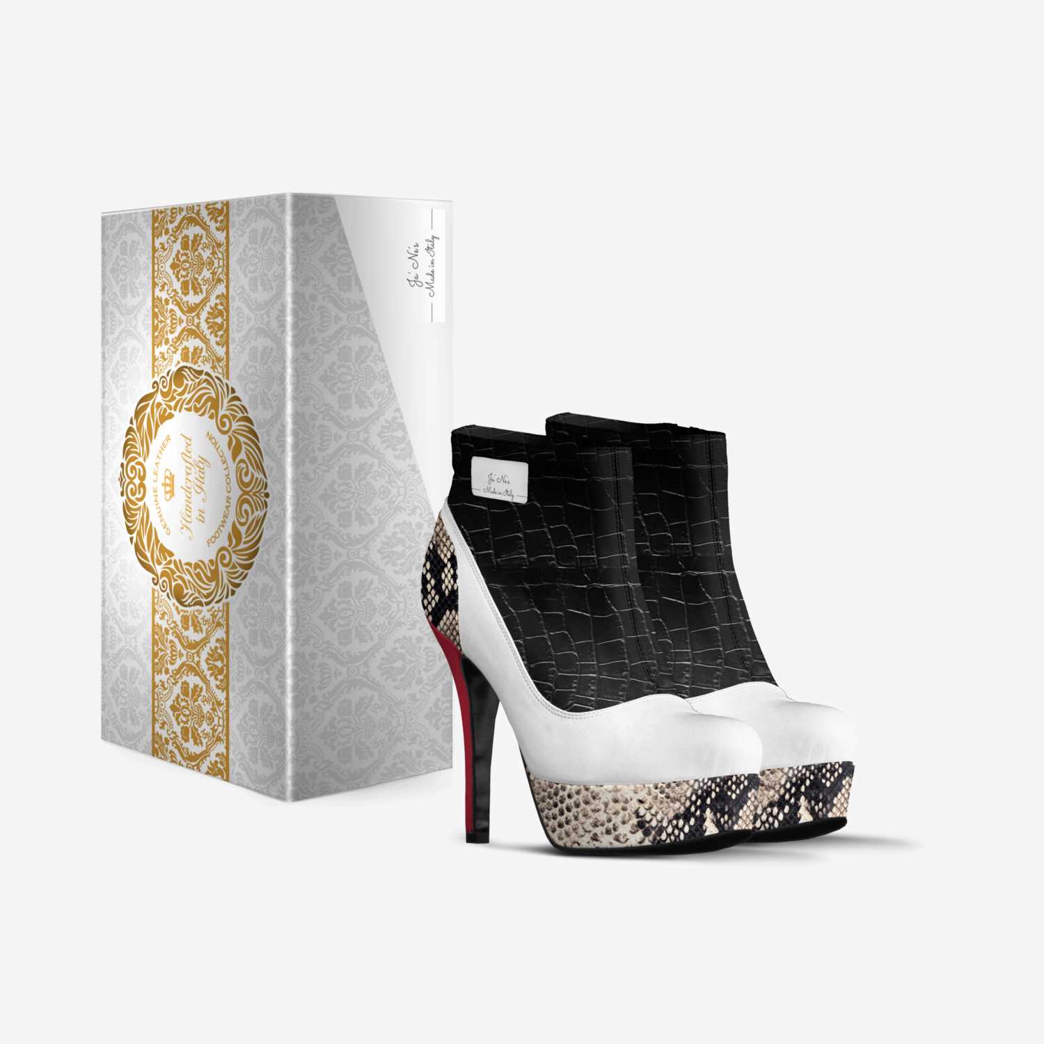 Ja' Ne's custom made in Italy shoes by Jene’ Buchanan | Box view