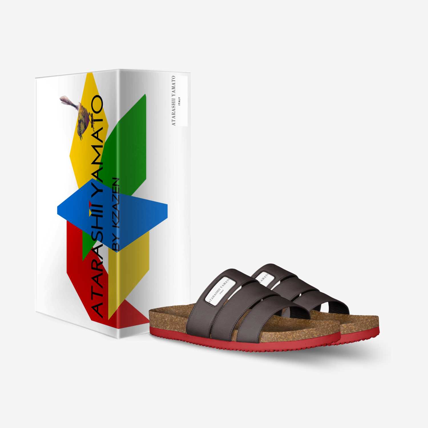 ATARASHII YAMATO custom made in Italy shoes by Kendrick Ng | Box view