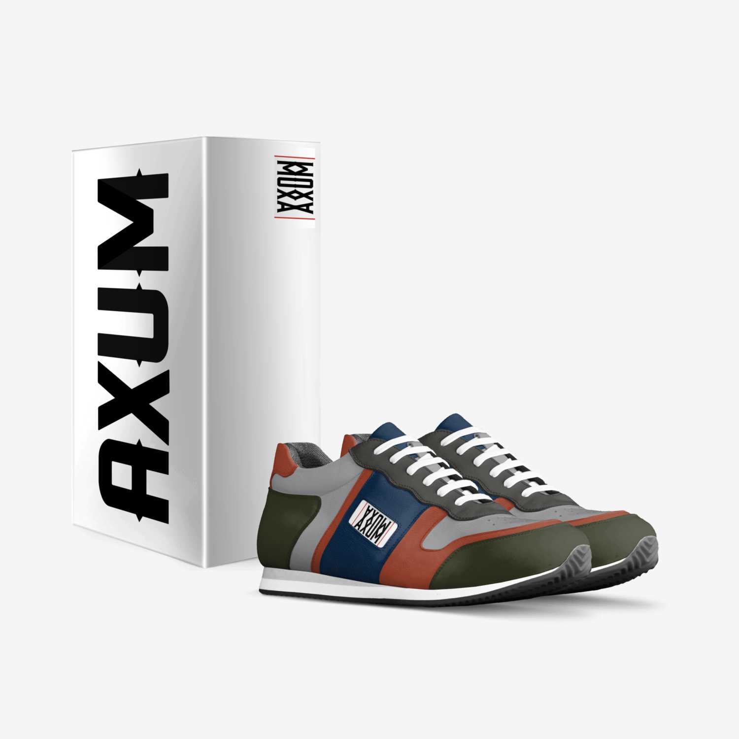 Axum custom made in Italy shoes by Jermaine Bennett | Box view