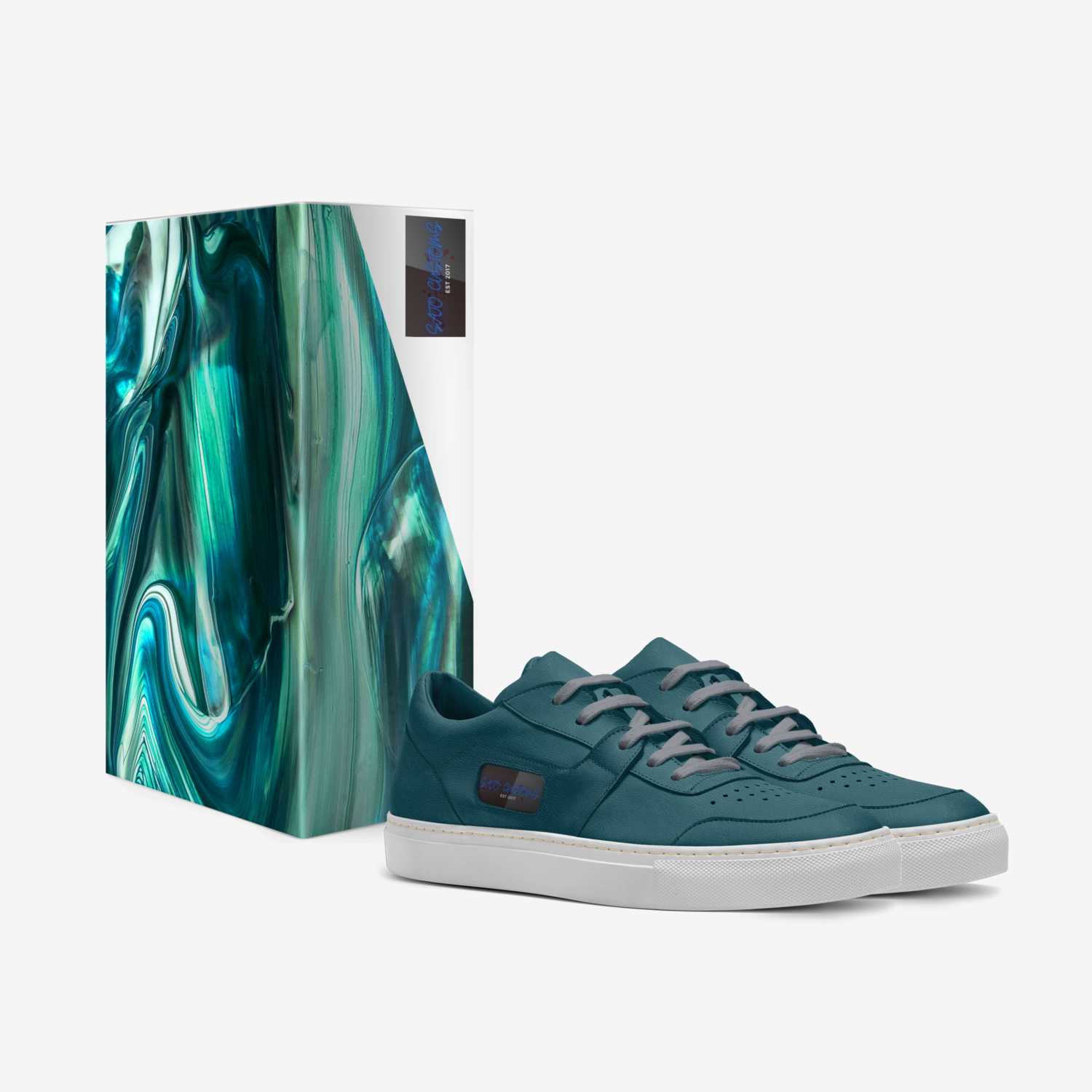 Terrestrial  custom made in Italy shoes by Santonio Johnson | Box view