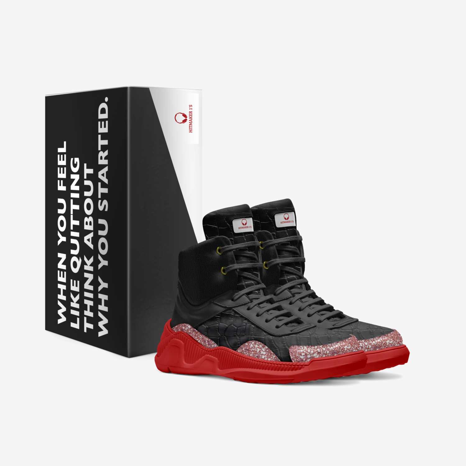 Hitmaker 1's custom made in Italy shoes by Spacekidd Thehitmaker | Box view