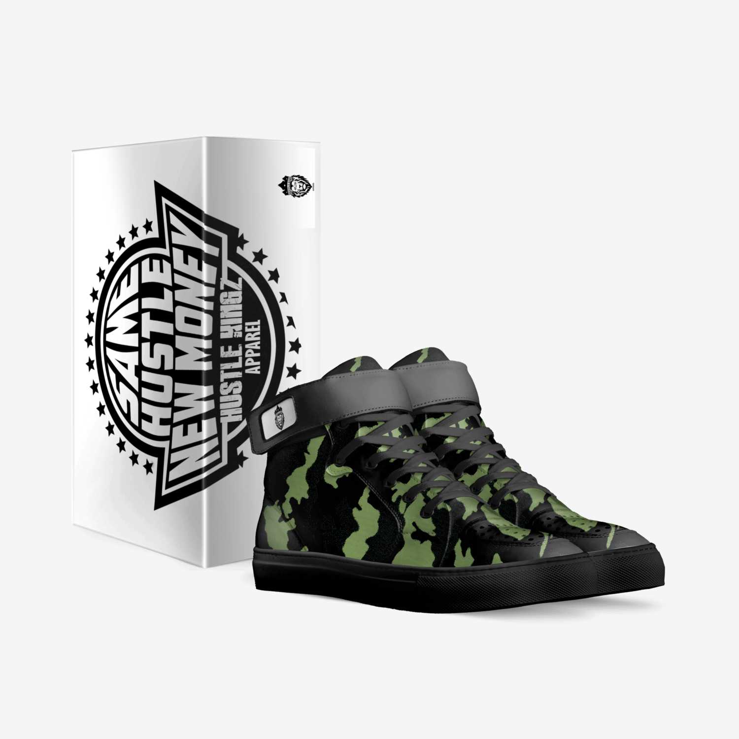 Hustle Kingz custom made in Italy shoes by David Franklin | Box view